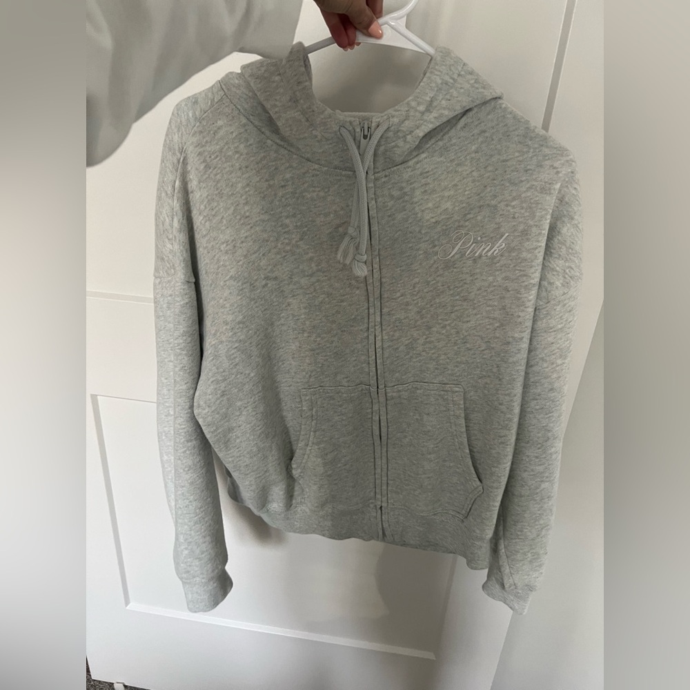 PINK zip up hoodie